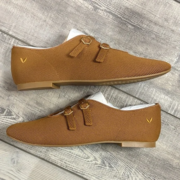 VIVAIA Natalie Caramel Brown Casual Mary Jane Shoes EUC Clean! 8, EU39 - Picture 5 of 8